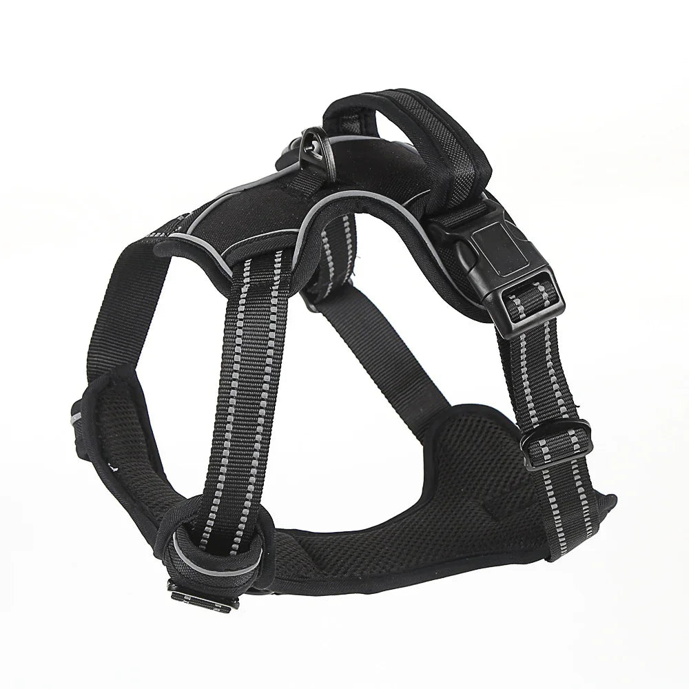 No-Pull Reflective Dog Harness – Breathable & Adjustable Vest - Cedar Paw Co
