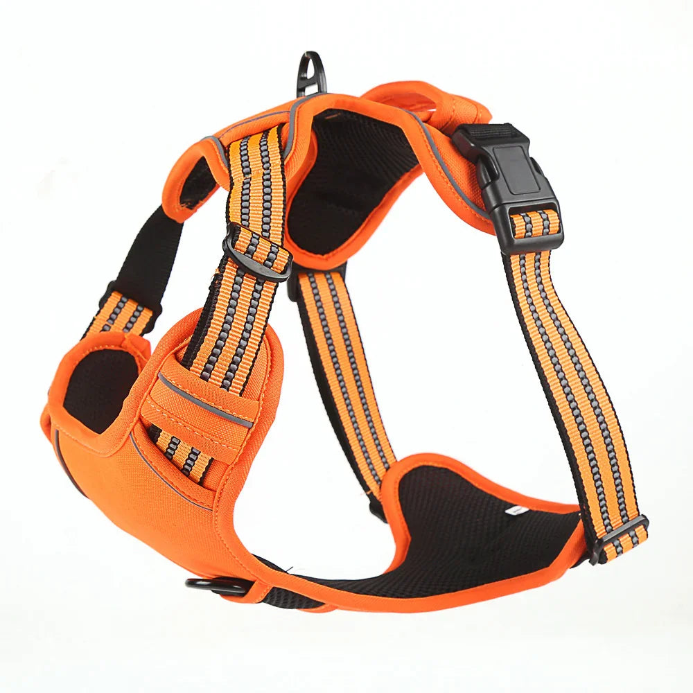 No-Pull Reflective Dog Harness – Breathable & Adjustable Vest - Cedar Paw Co