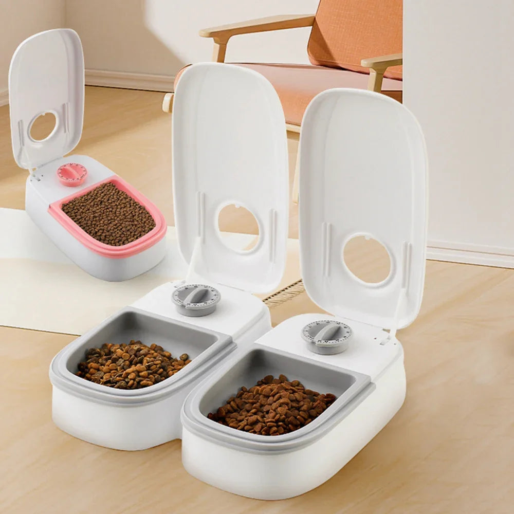 2-in-1 Gravity Pet Feeder & Water Dispenser – No Electricity Needed - Cedar Paw Co