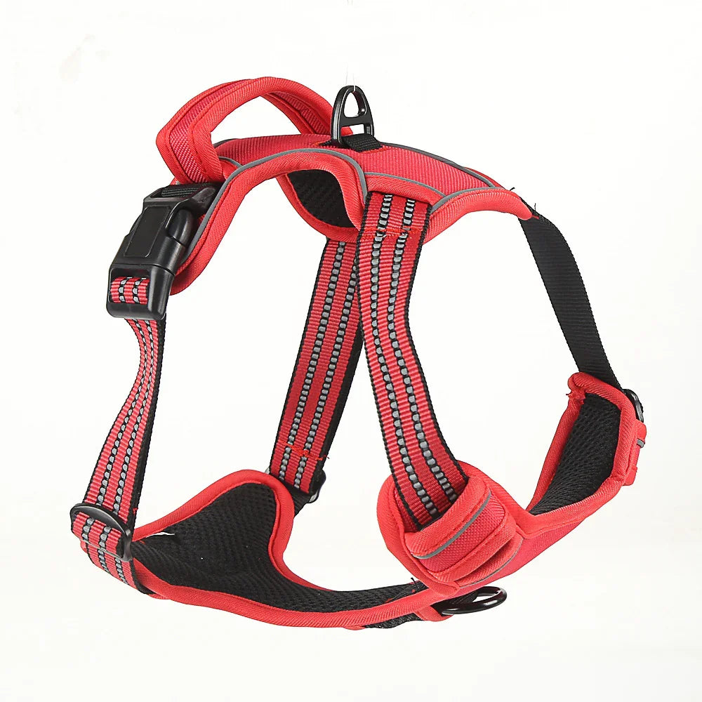 No-Pull Reflective Dog Harness – Breathable & Adjustable Vest - Cedar Paw Co