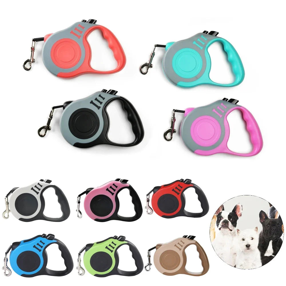 Automatic Retractable Dog Leash – 3M / 5M Strong Nylon Traction Rope