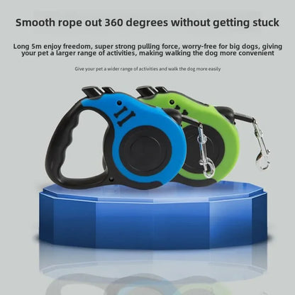 Automatic Retractable Dog Leash – 3M / 5M Strong Nylon Traction Rope