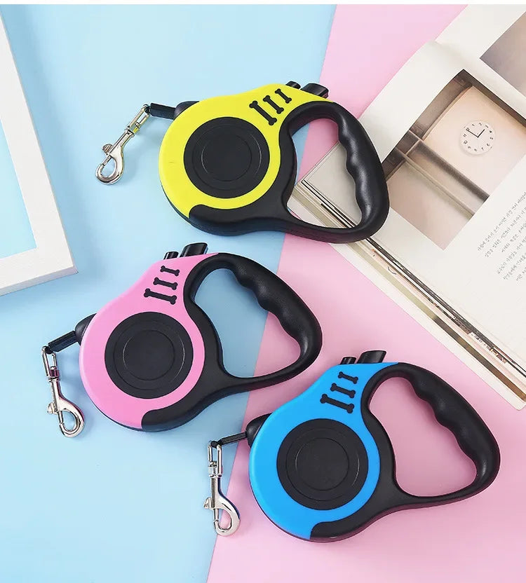 Automatic Retractable Dog Leash – 3M / 5M Strong Nylon Traction Rope