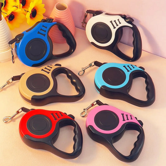 Automatic Retractable Dog Leash – 3M / 5M Strong Nylon Traction Rope