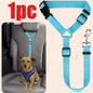 Adjustable Pet Car Seat Belt – Nylon Safety Leash for Dogs & Cats