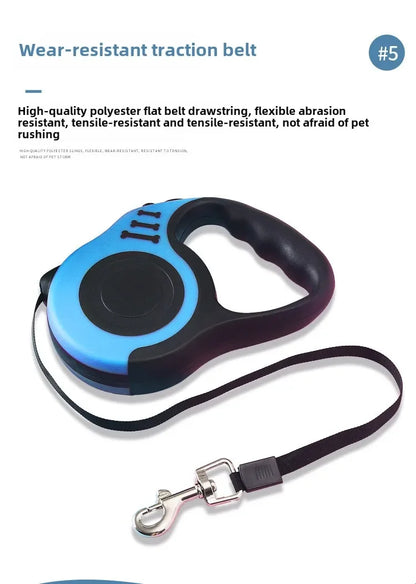 Automatic Retractable Dog Leash – 3M / 5M Strong Nylon Traction Rope