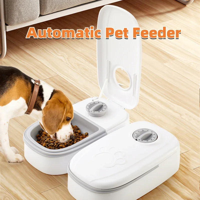 2-in-1 Gravity Pet Feeder & Water Dispenser – No Electricity Needed - Cedar Paw Co